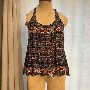 Patrons of Peace Multicolor Paisley Tank Top